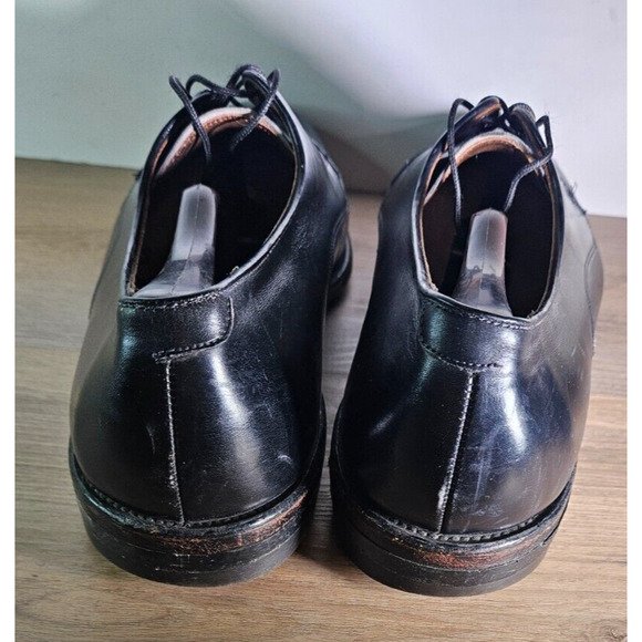 Allen Edmonds Men’s Black Leather Plain Toe Derby Dress Shoes Size 11.5 D main image 5